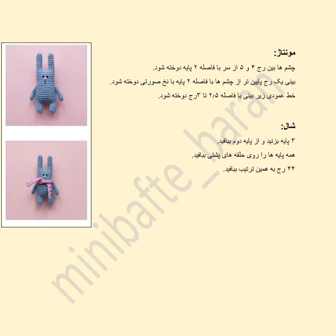 دستوربافت سرکلیدی خرگوش