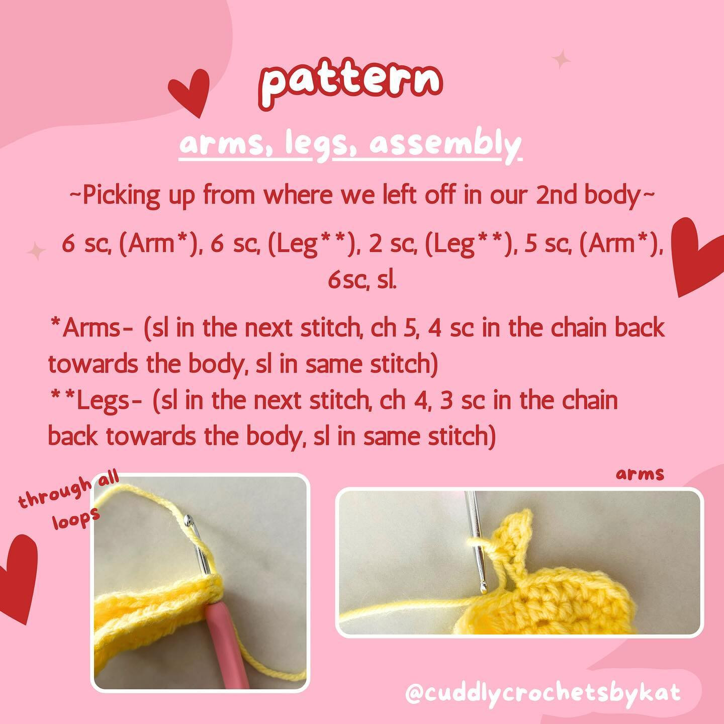 Easy and Quick Crochet Pattern for a Cute Yellow Character
