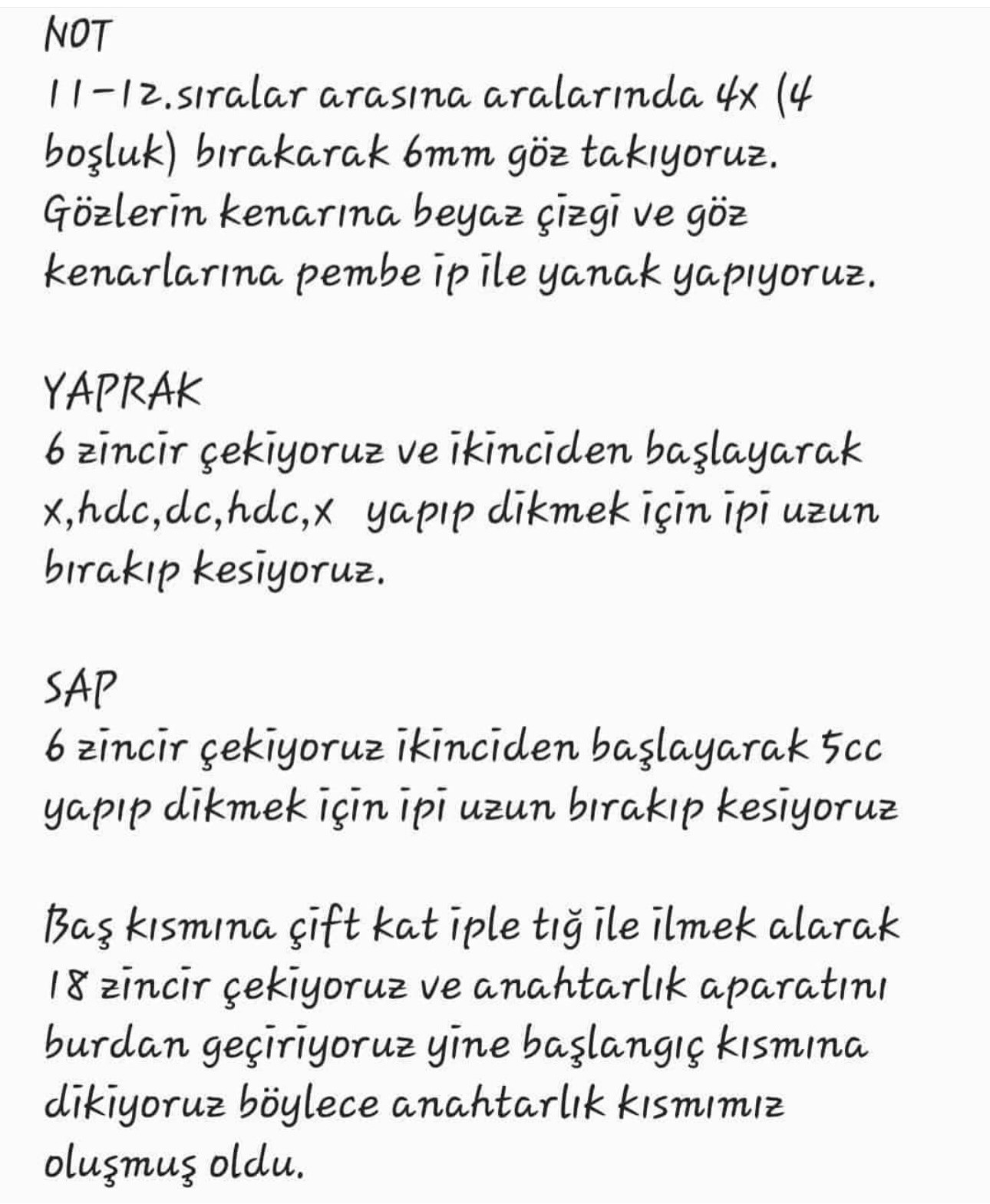 Elma Şeklinde Sevimli Anahtarlık Móc Yöntemi