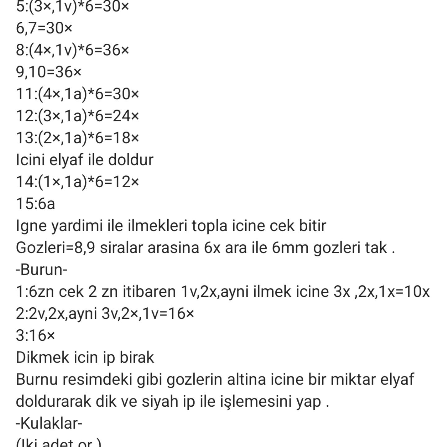 Emzik Zinciri veya Anahtarlık İçin Sevimli İnek Mocuk Tarifi
