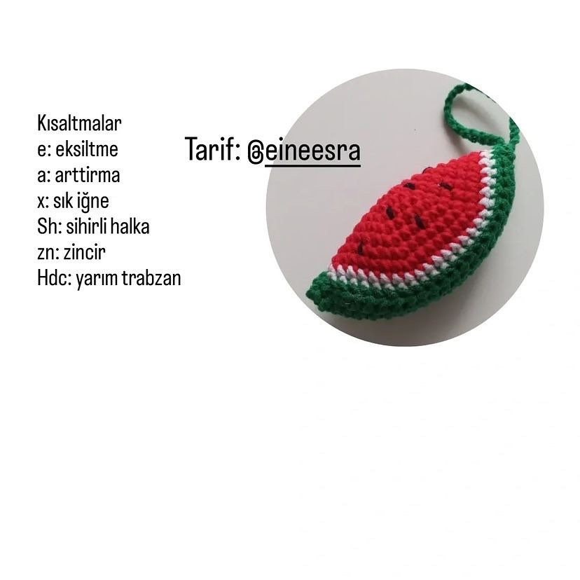 Filistin Bayrağının Sembolü Olan Karpuz Móc Len Tarifi