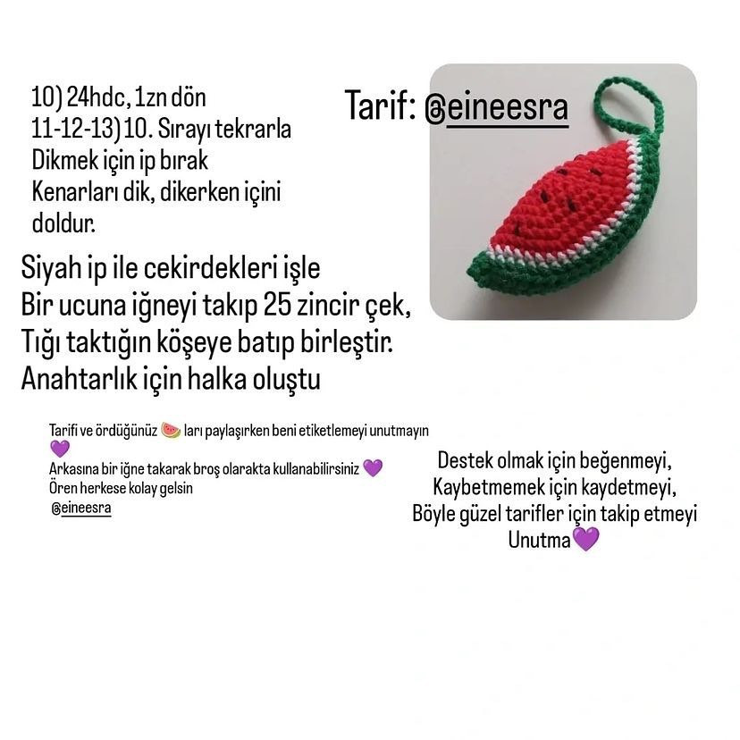 Filistin Bayrağının Sembolü Olan Karpuz Móc Len Tarifi