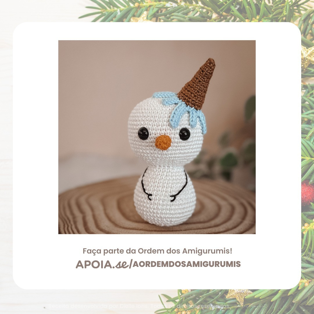 Flok, o Boneco de Neve: Desafio de Setembro com Receita Grátis