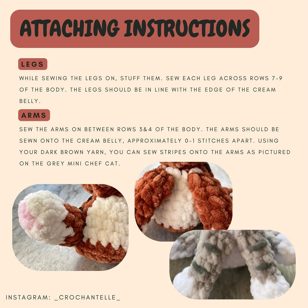 Free Crochet Pattern: Adorable Mini Chef Cat Amigurumi