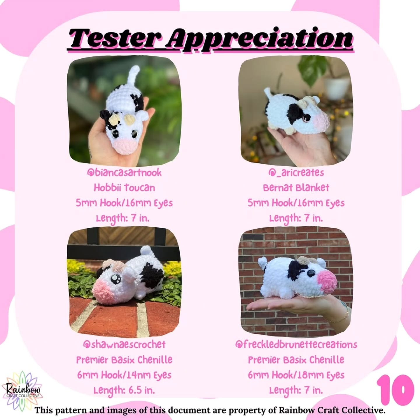 "Free Crochet Pattern: Adorable Mini Moo Cows for Crafting Fun"