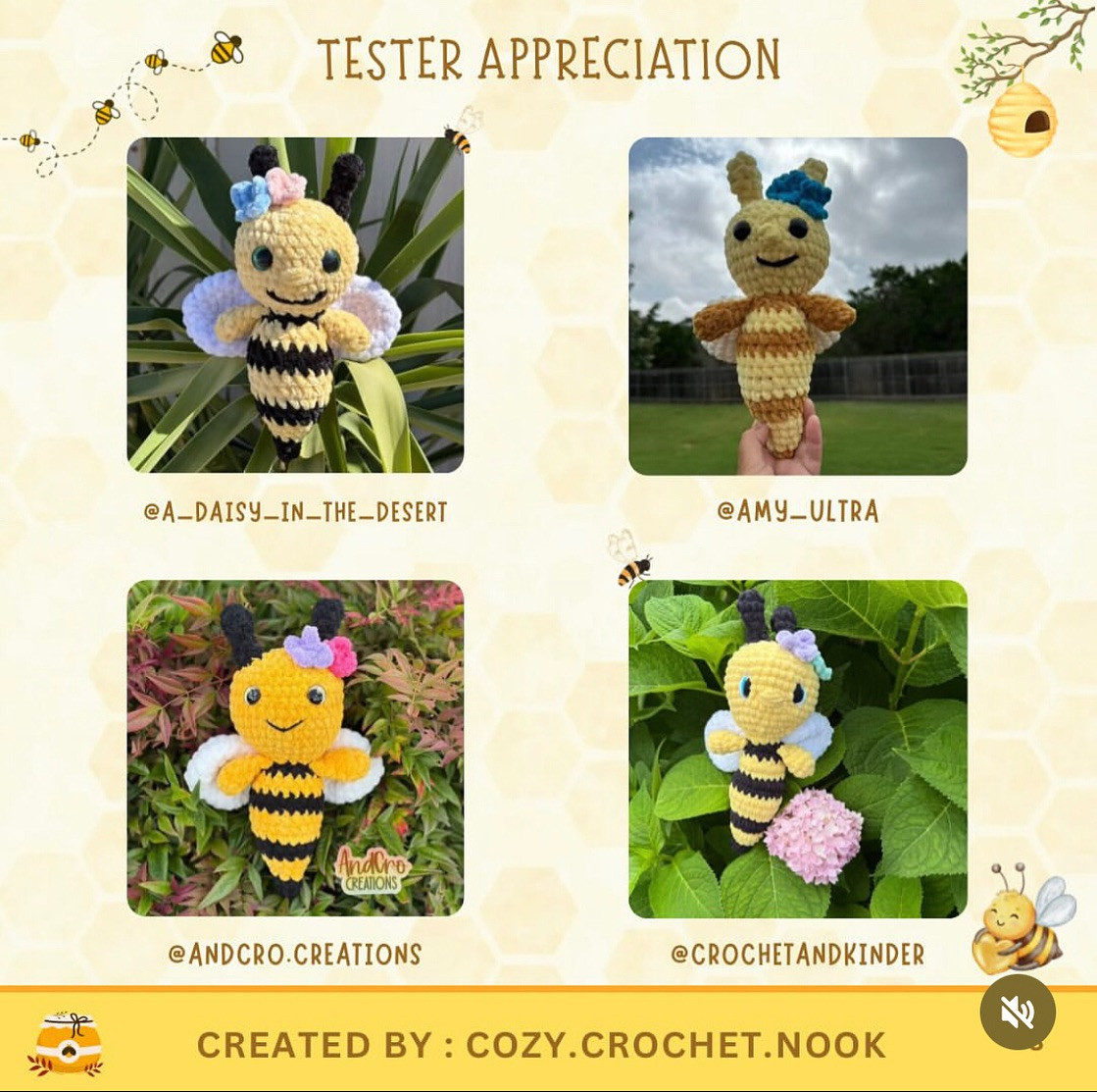 Free Crochet Pattern: Betty the Bee Amigurumi