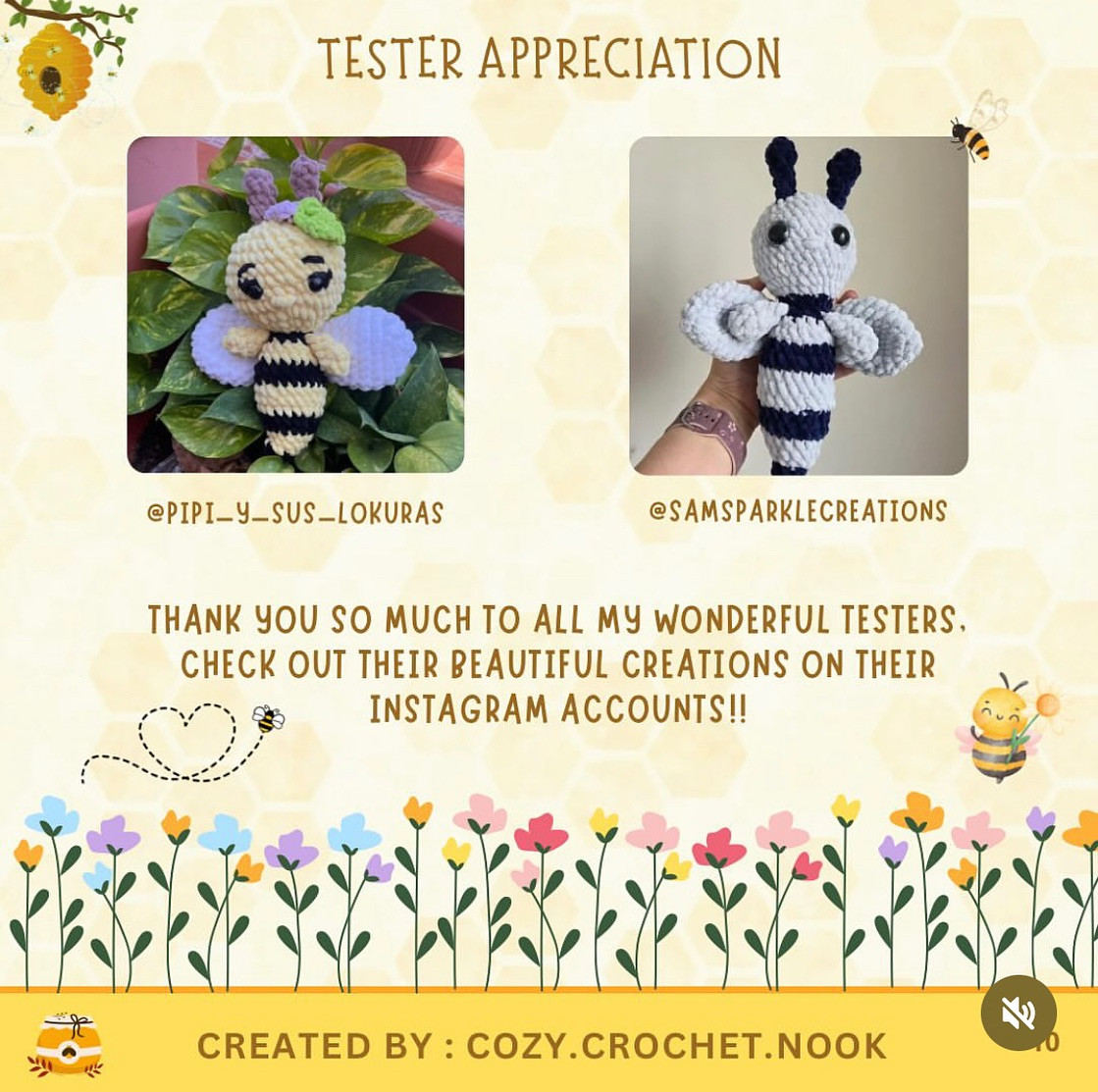 Free Crochet Pattern: Betty the Bee Amigurumi