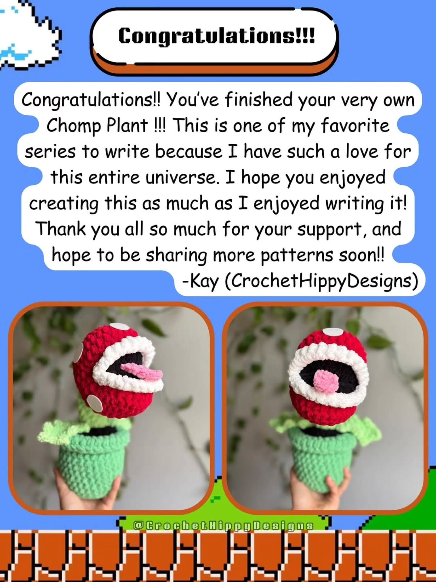 Free Crochet Pattern: Create Your Own Chomp Plant