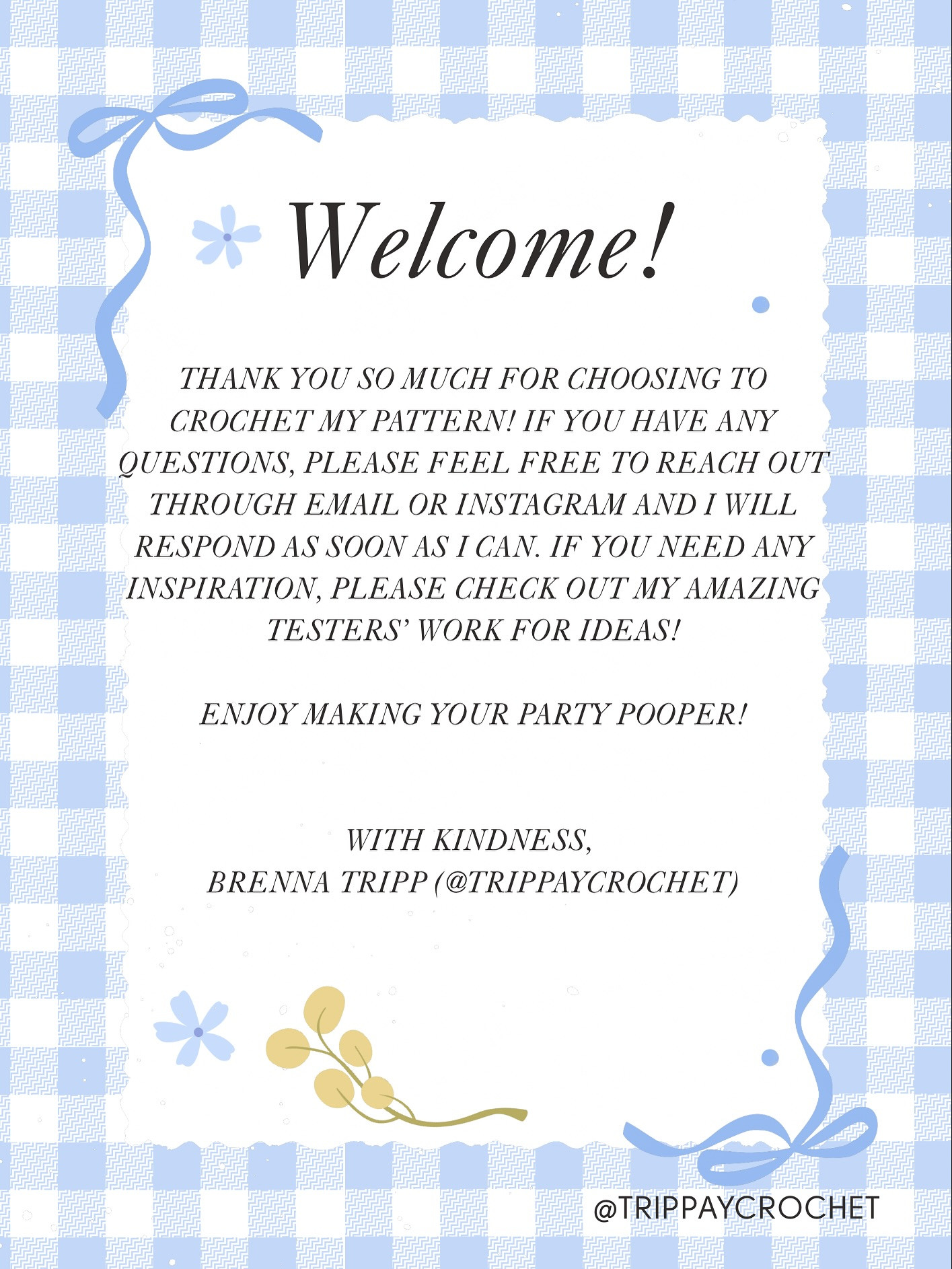 Free Crochet Pattern: Cute Party Pooper Amigurumi