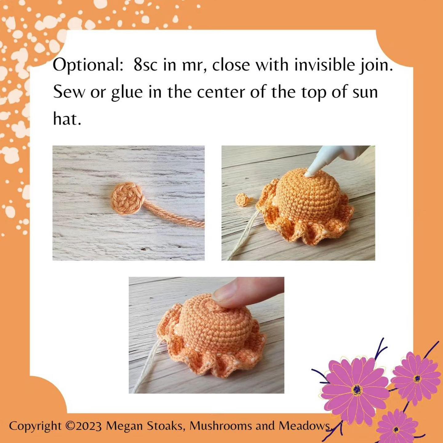 Free Crochet Pattern for a Cute Sun Hat
