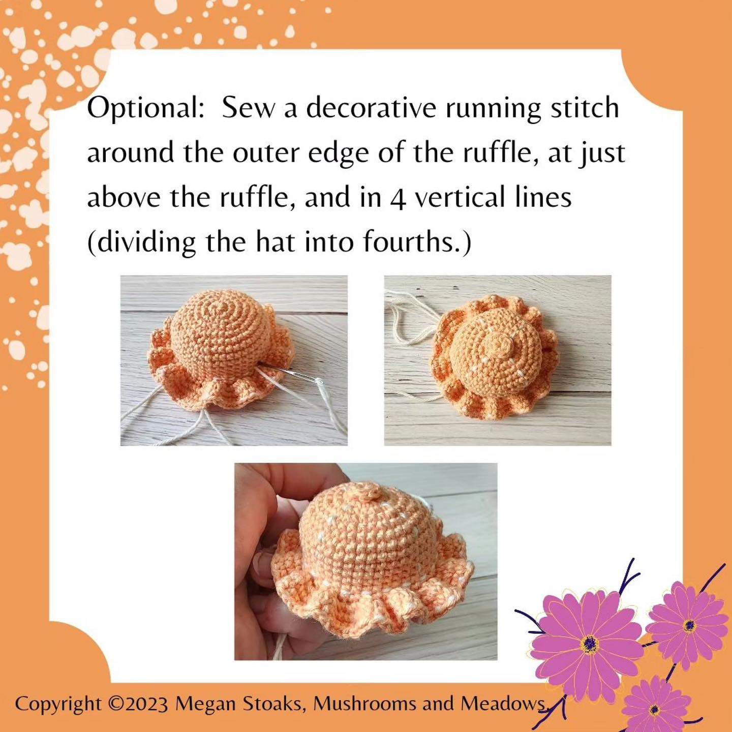 Free Crochet Pattern for a Cute Sun Hat