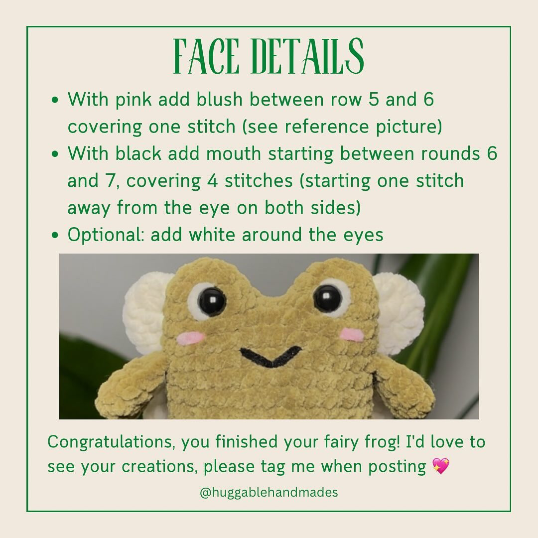 Free Crochet Pattern for a Fairy Frog Plush