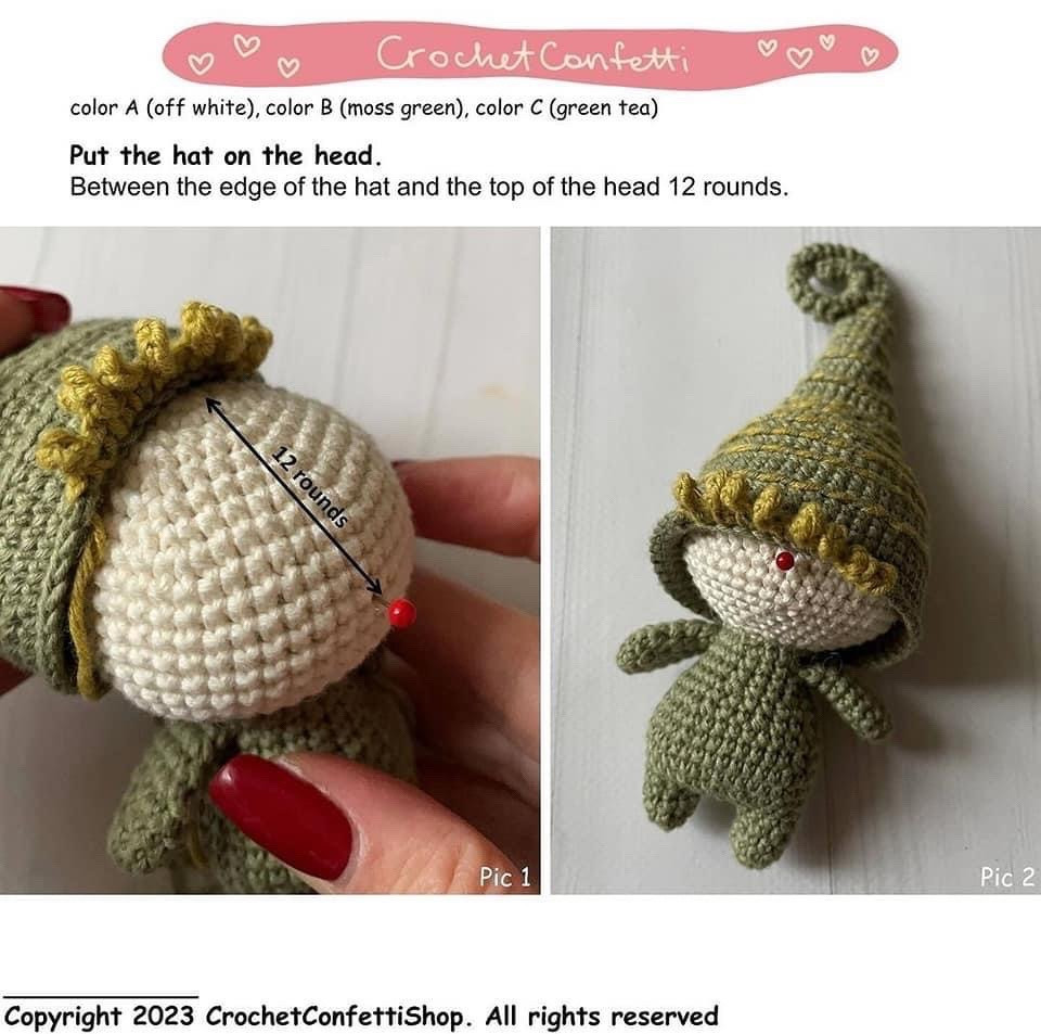 Free Crochet Pattern for Adorable Amigurumi Elf Doll