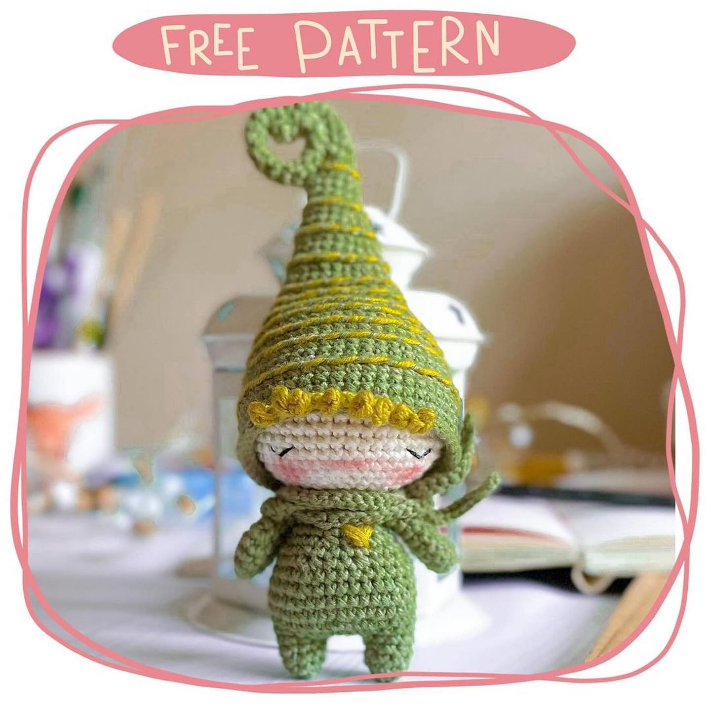 Free Crochet Pattern for Adorable Amigurumi Elf Doll