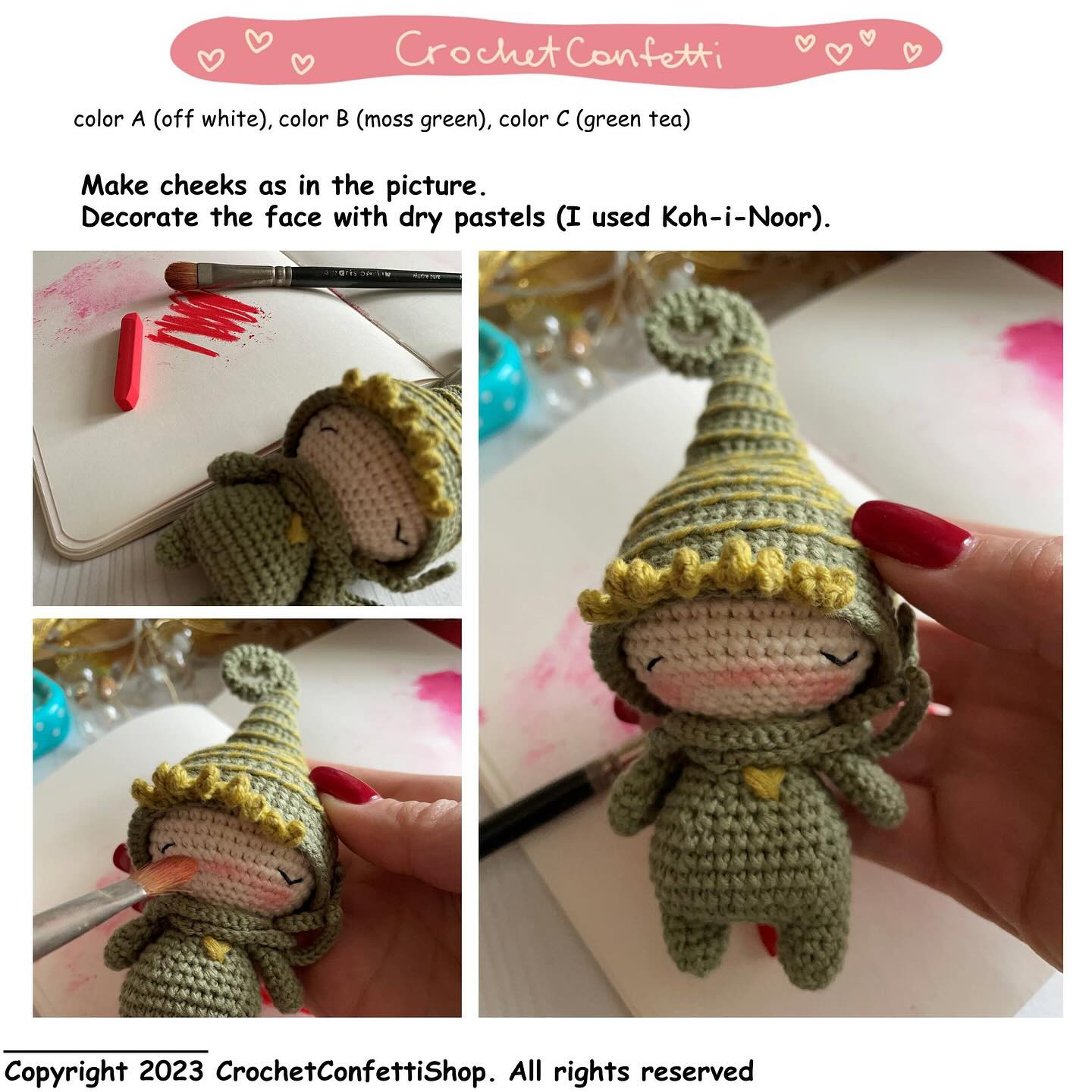 Free Crochet Pattern for Adorable Amigurumi Elf Doll