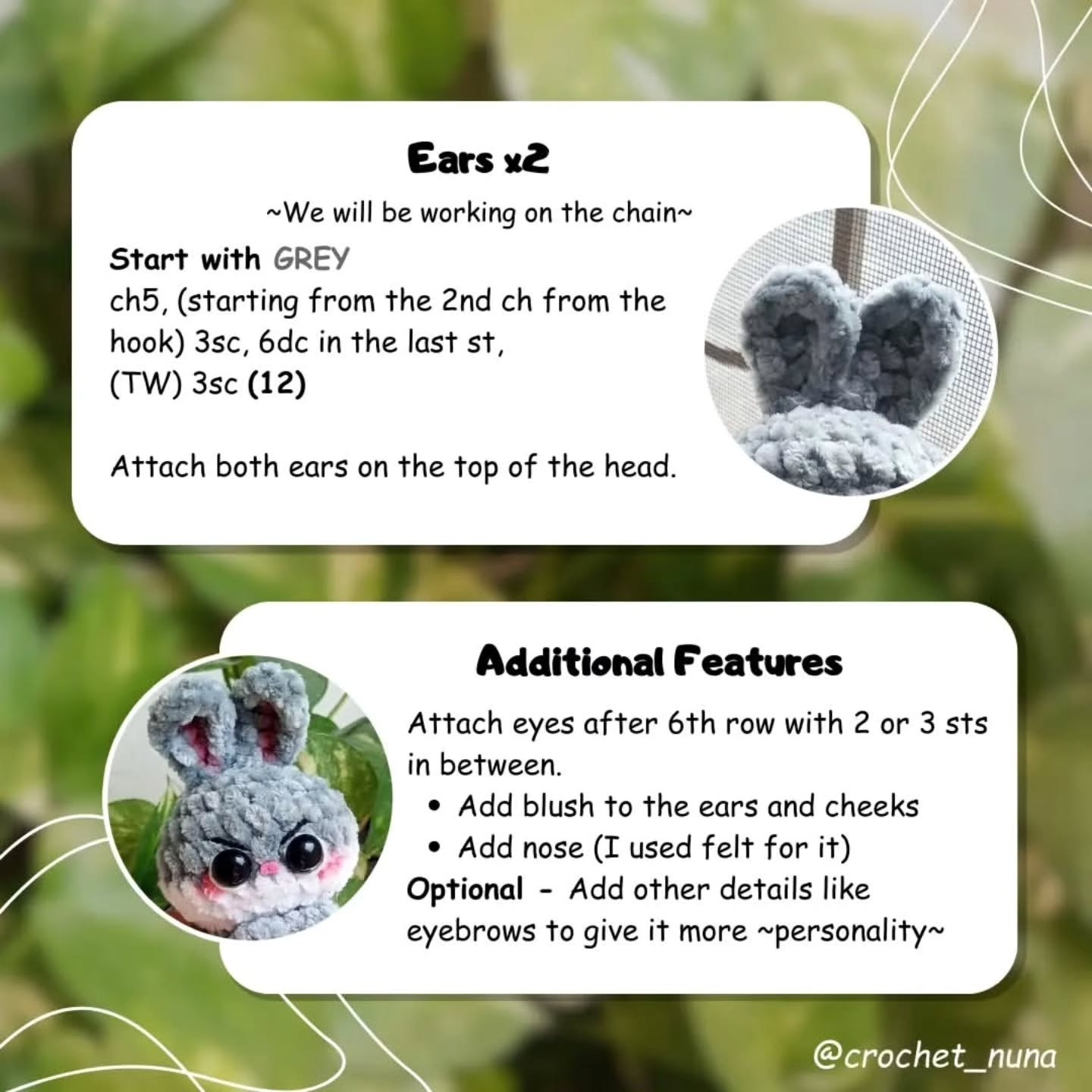 Free Crochet Pattern for Bugsy the Bunny Amigurumi