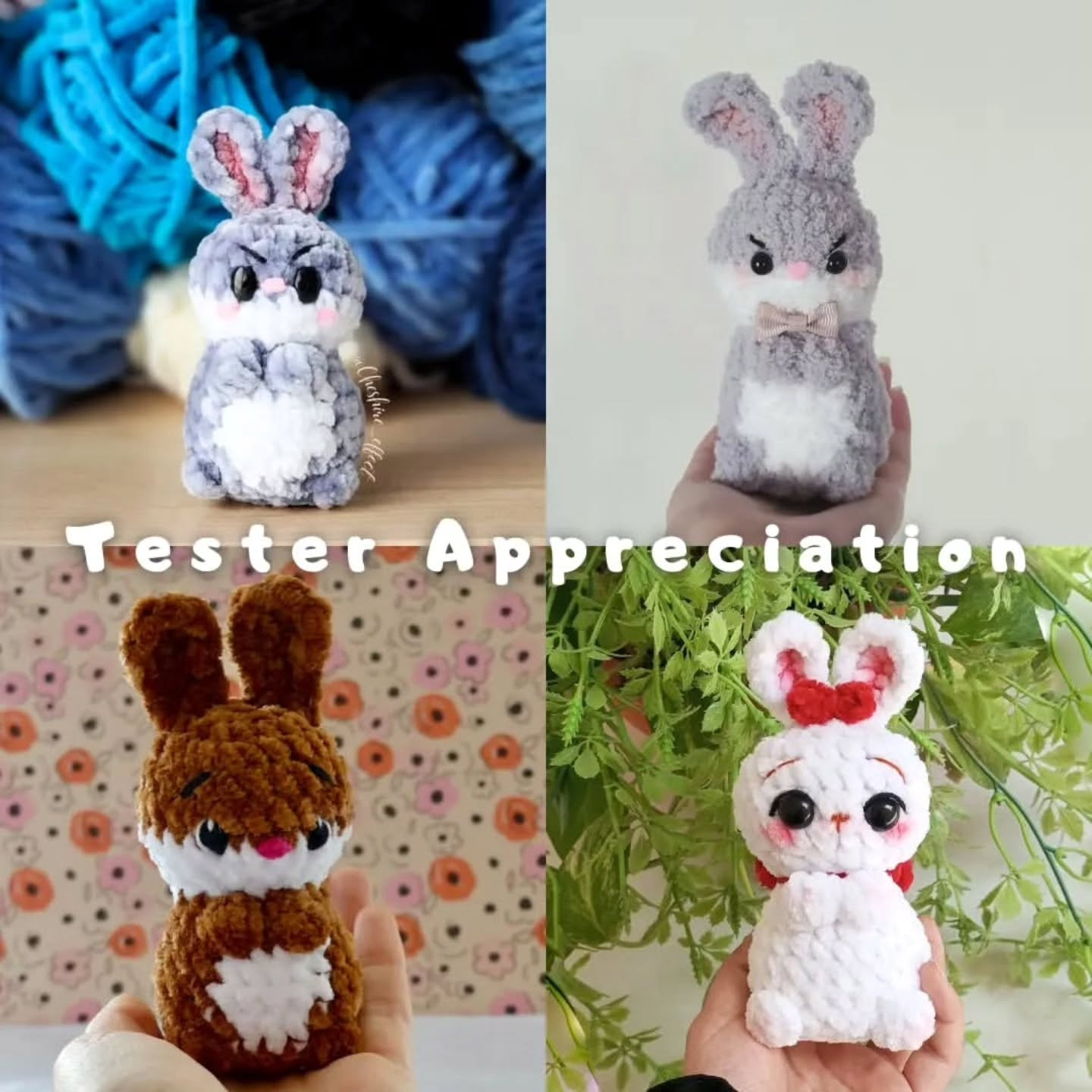 Free Crochet Pattern for Bugsy the Bunny Amigurumi