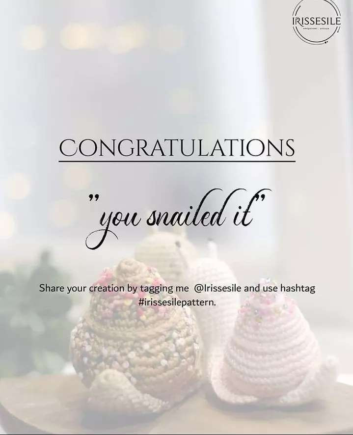 Free Crochet Pattern for Charming Snail Amigurumi