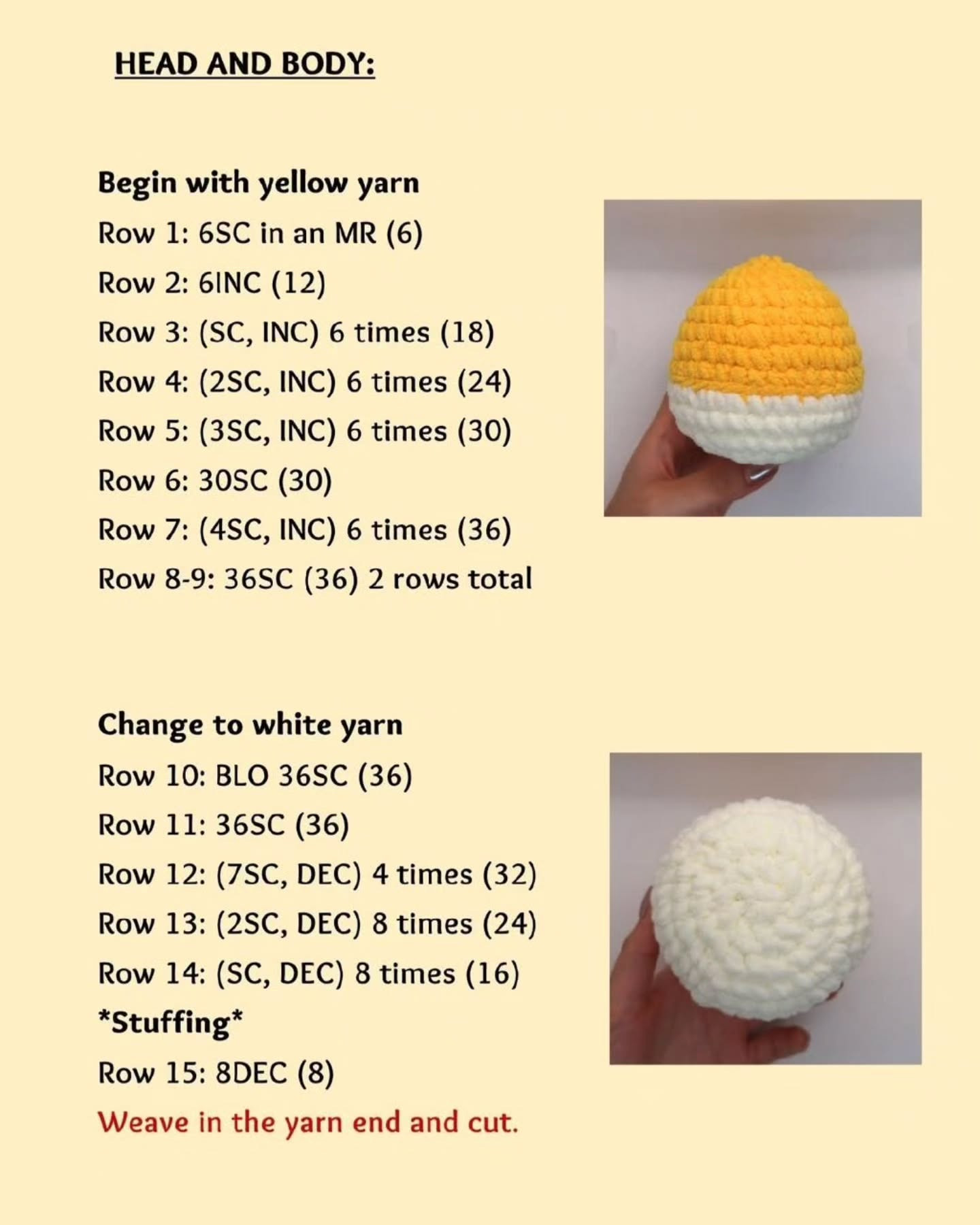 Free Crochet Pattern for Cute Chick with Berry Hat