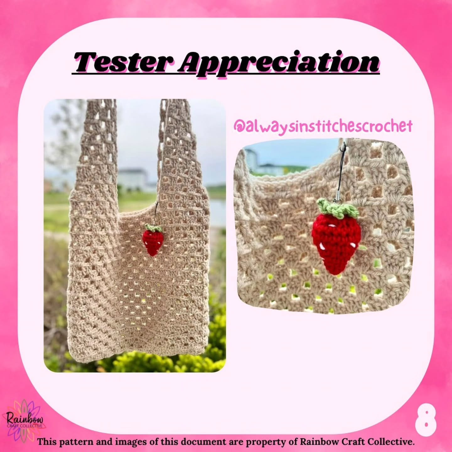 Free Crochet Pattern for Mini Strawberry Design