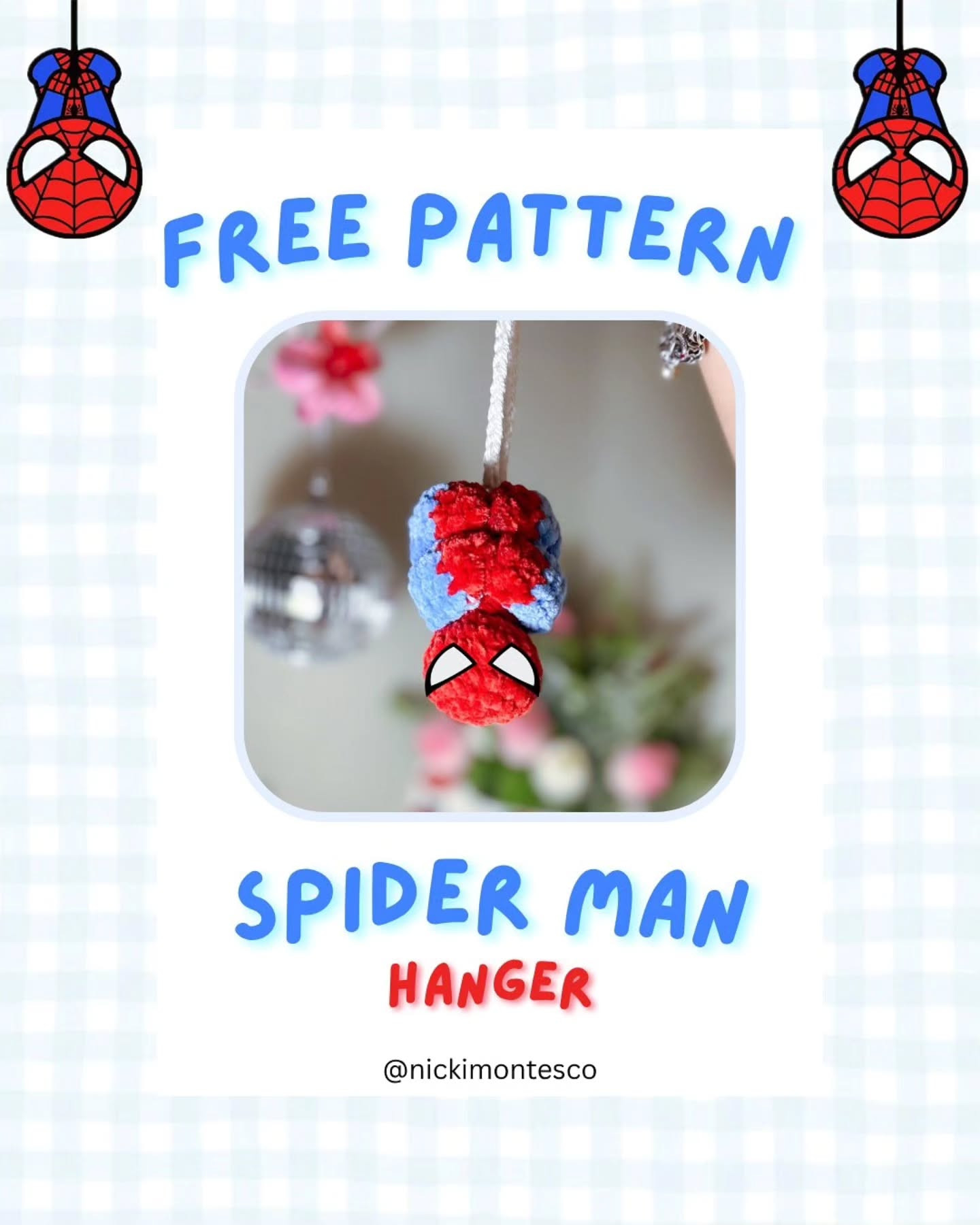 Free Crochet Pattern for Spidey Friend Amigurumi