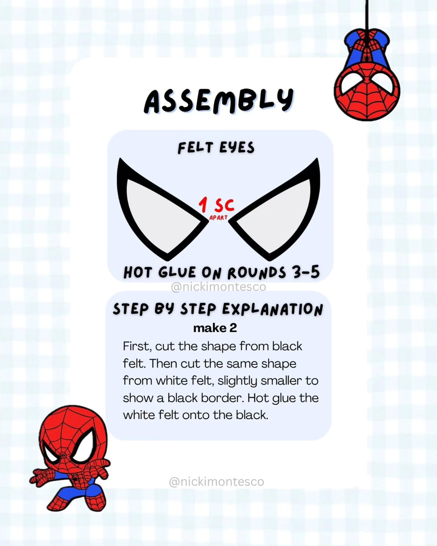 Free Crochet Pattern for Spidey Friend Amigurumi