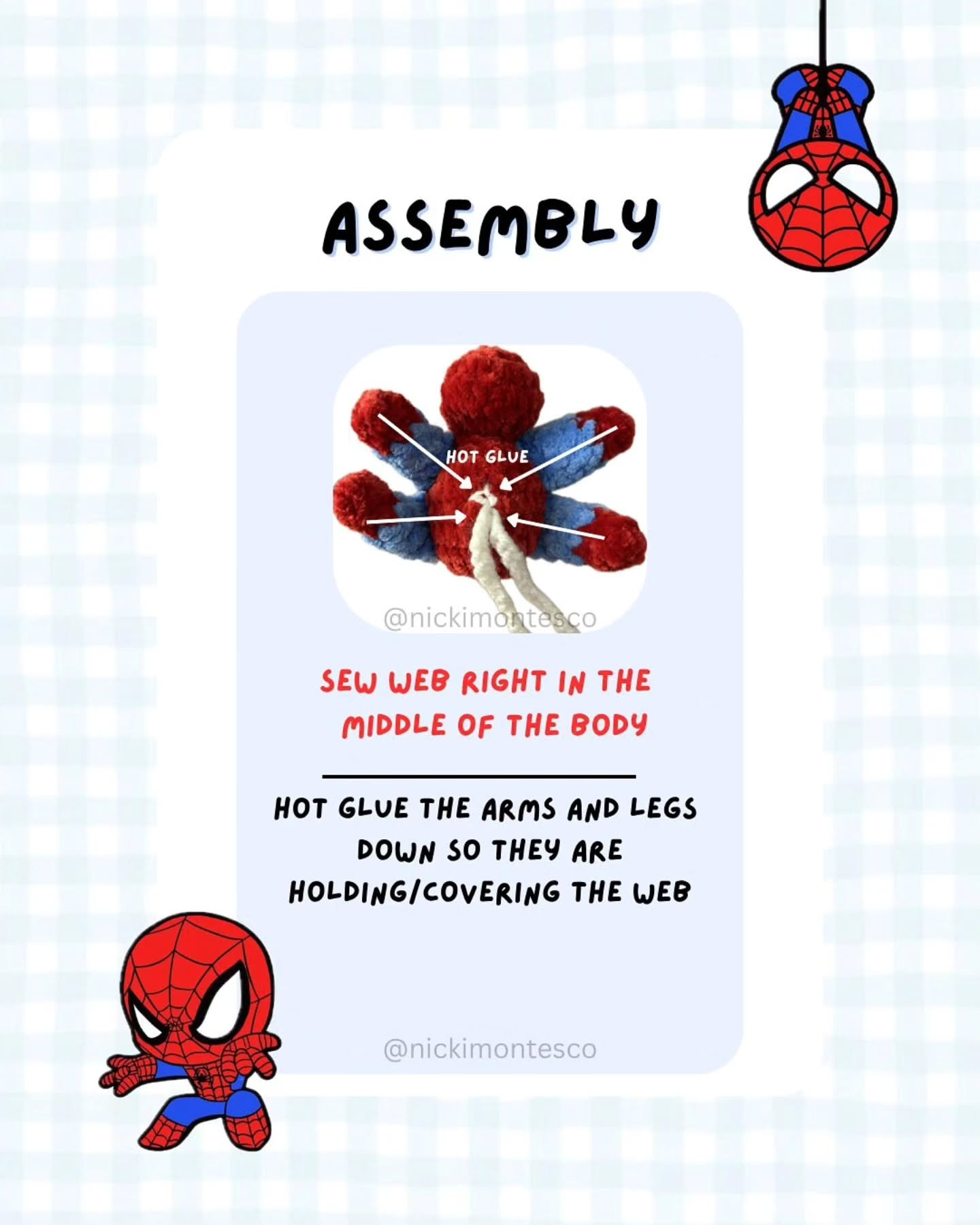 Free Crochet Pattern for Spidey Friend Amigurumi