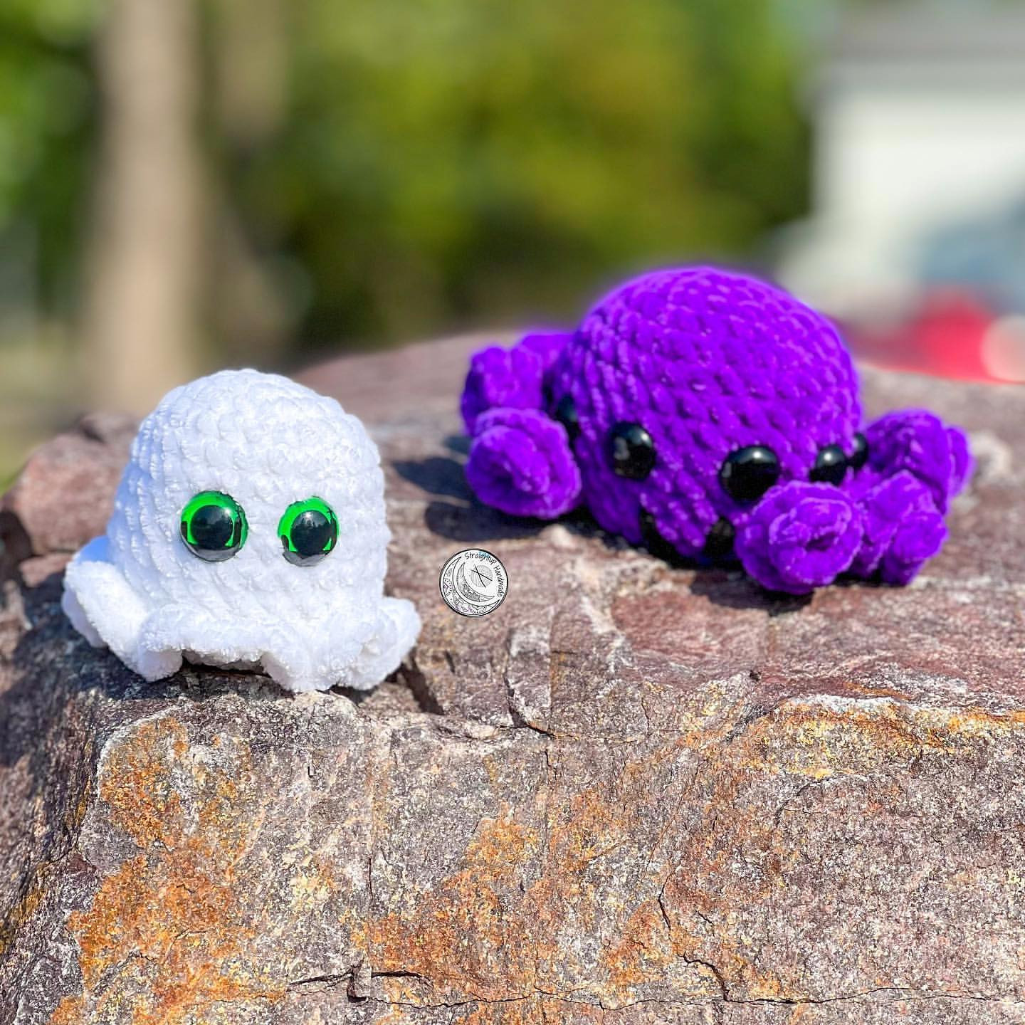 Free Crochet Patterns: Cute Ghost and Octopus Designs