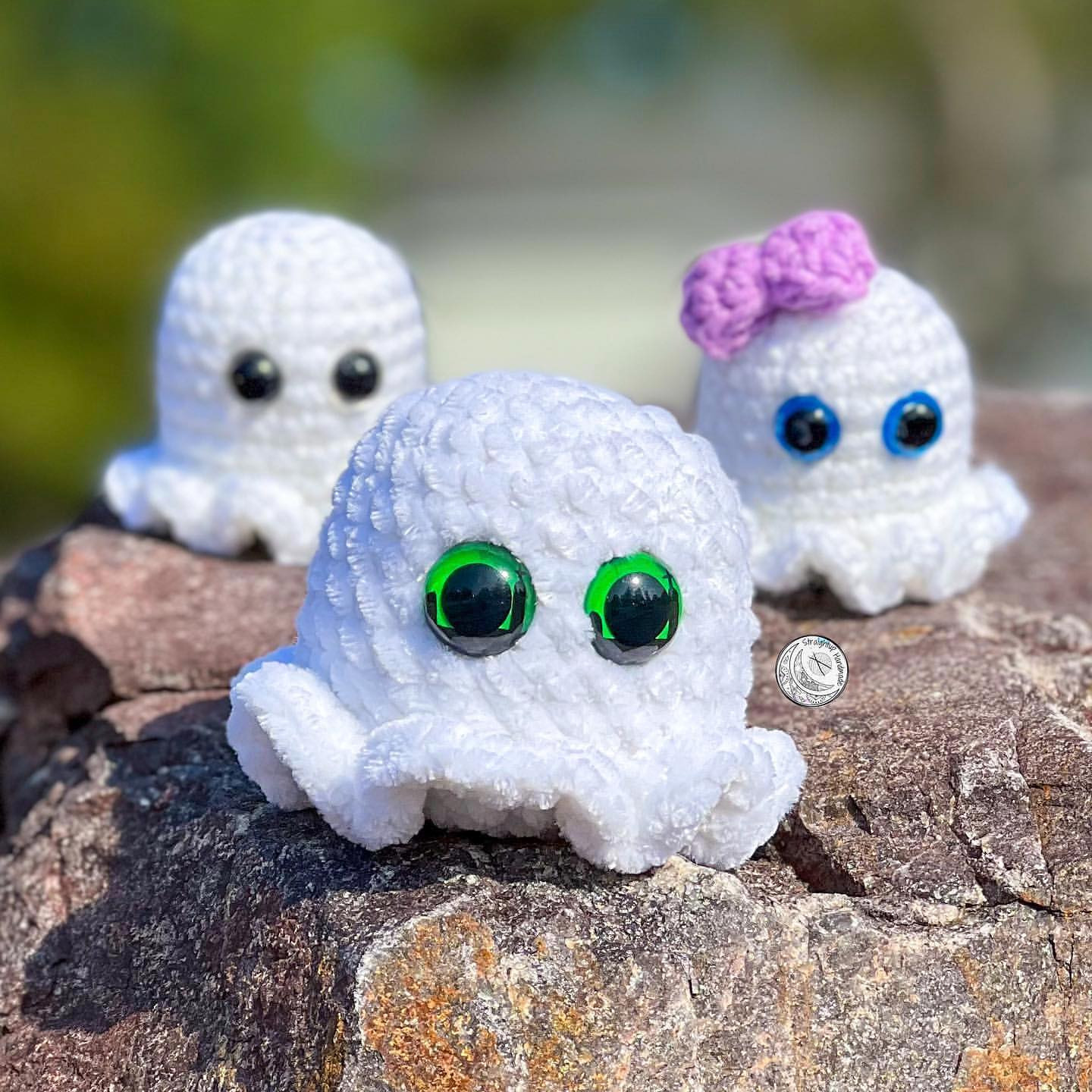 Free Crochet Patterns: Cute Ghost and Octopus Designs