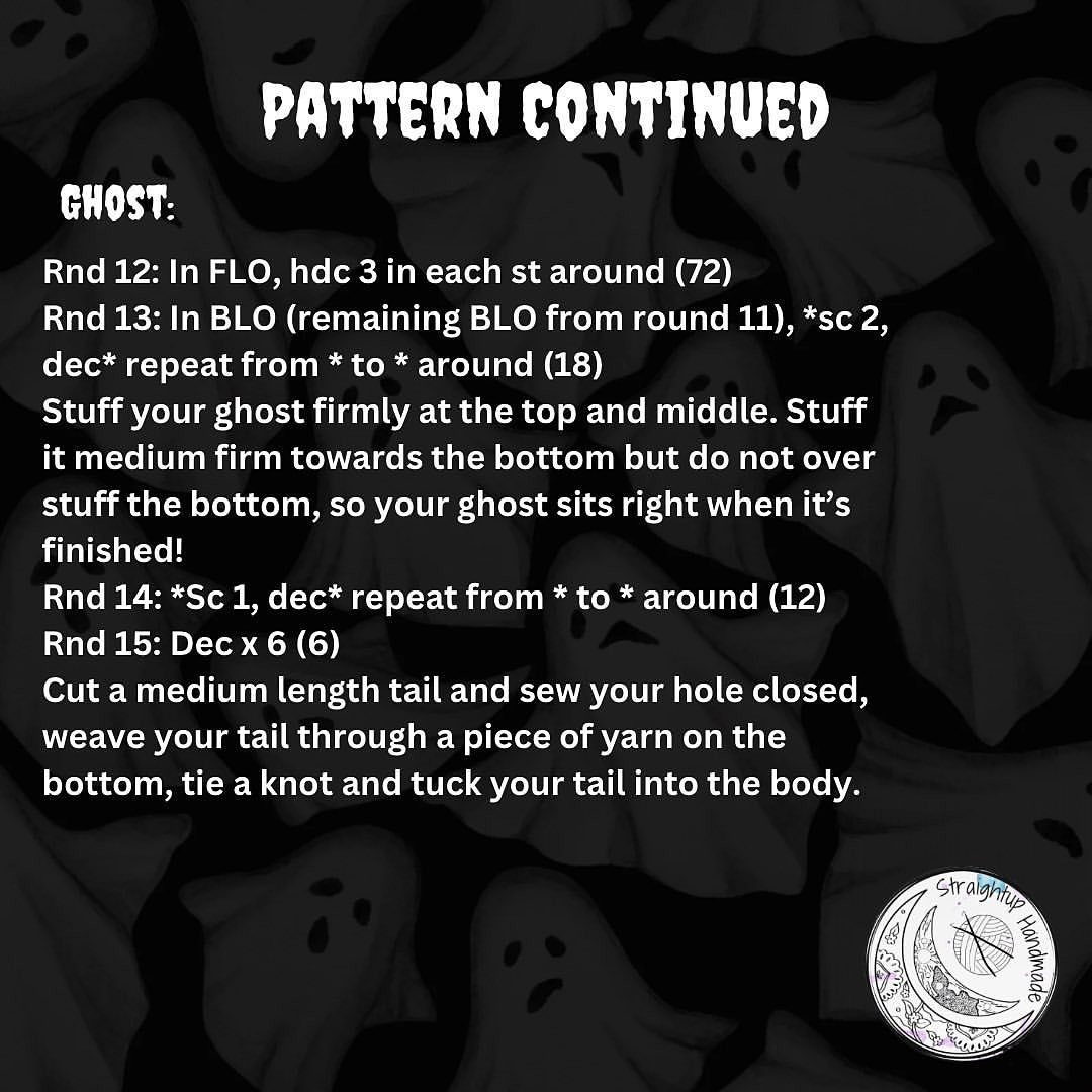 Free Crochet Patterns: Cute Ghost and Octopus Designs