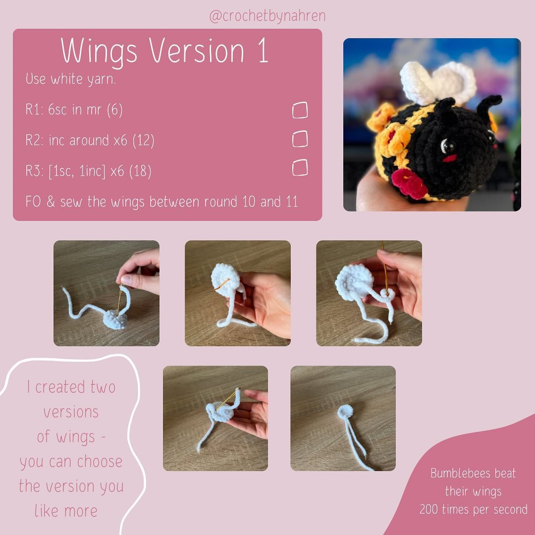 Free Flower Bumblebee Crochet Pattern for Creative Crafting