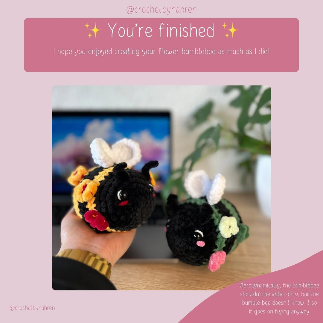 Free Flower Bumblebee Crochet Pattern for Creative Crafting