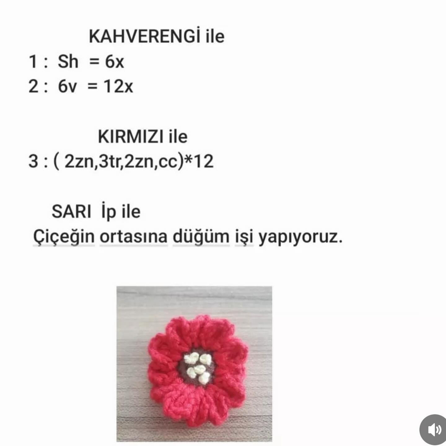 Gelincik Desenli Tığ İşi Saç Tokası Nasıl Yapılır