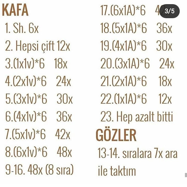 Geyik Çıngırak Yapımı İçin Adım Adım Móc Len Chart