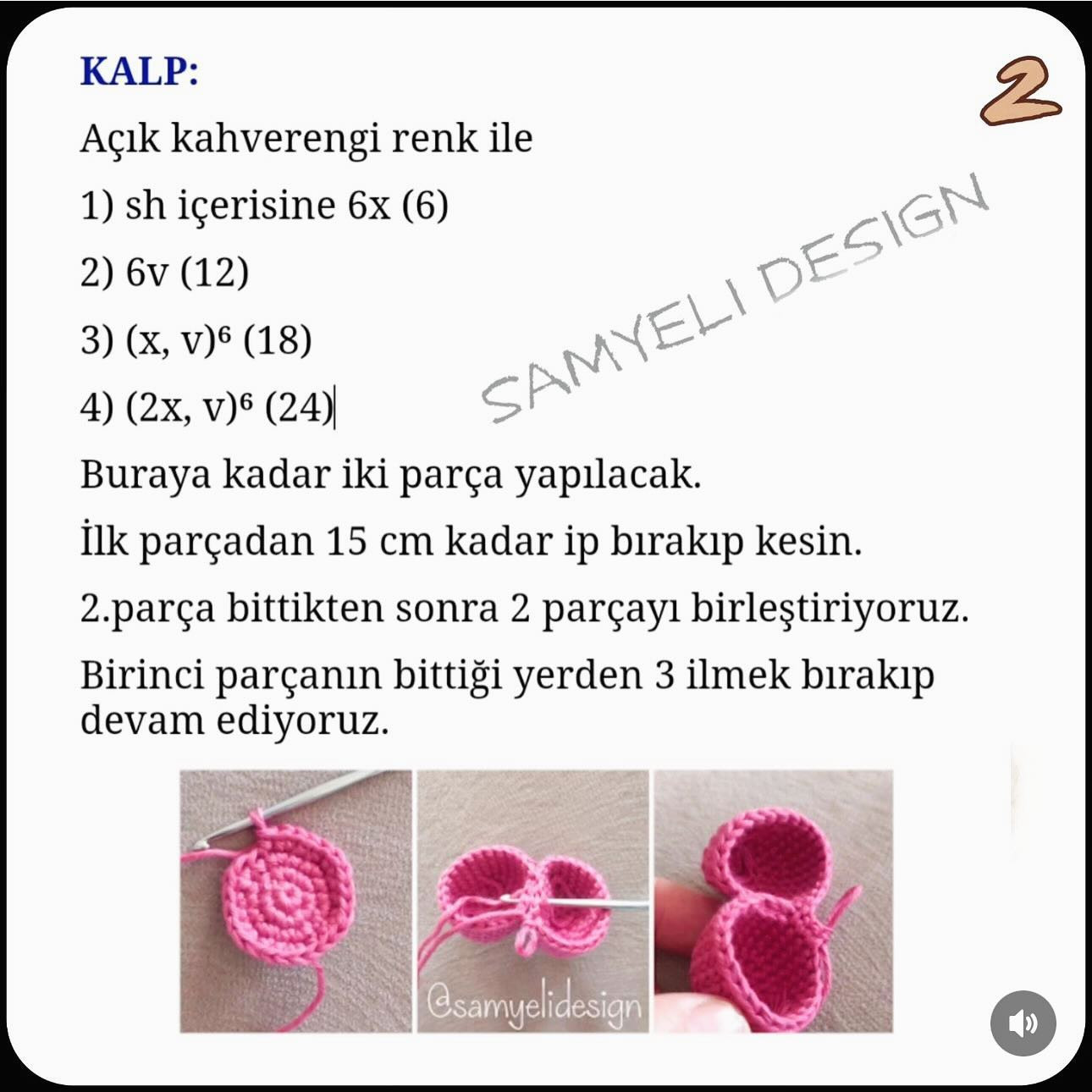Geyik Temalı Kalp Anahtarlık Tarifi
