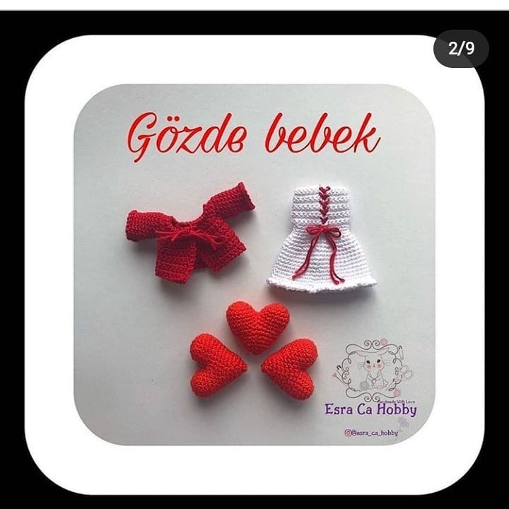 Gözde Bebek ve Aksesuarları: Ücretsiz Amigurumi Örgü Tarifi