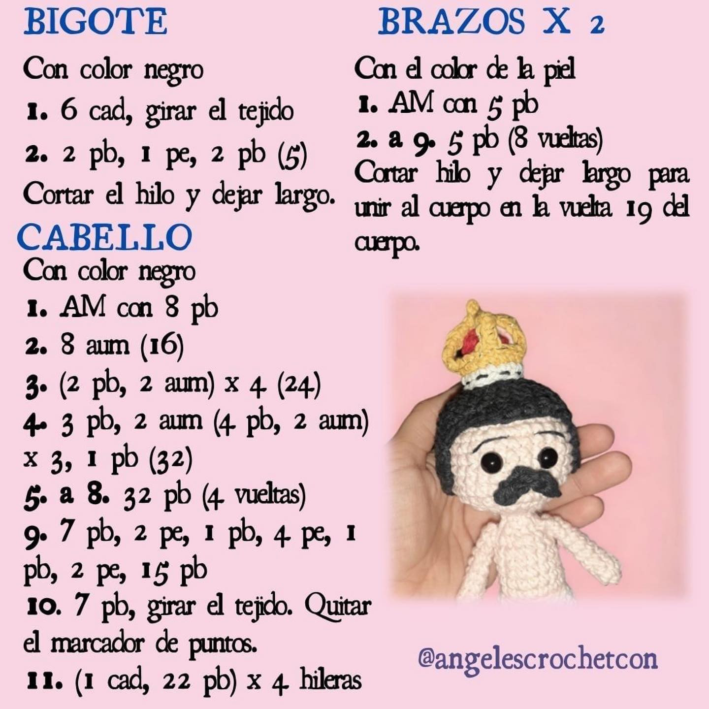 Guía para Crear un Muñeco de Crochet Inspirado en un Ícono Musical
