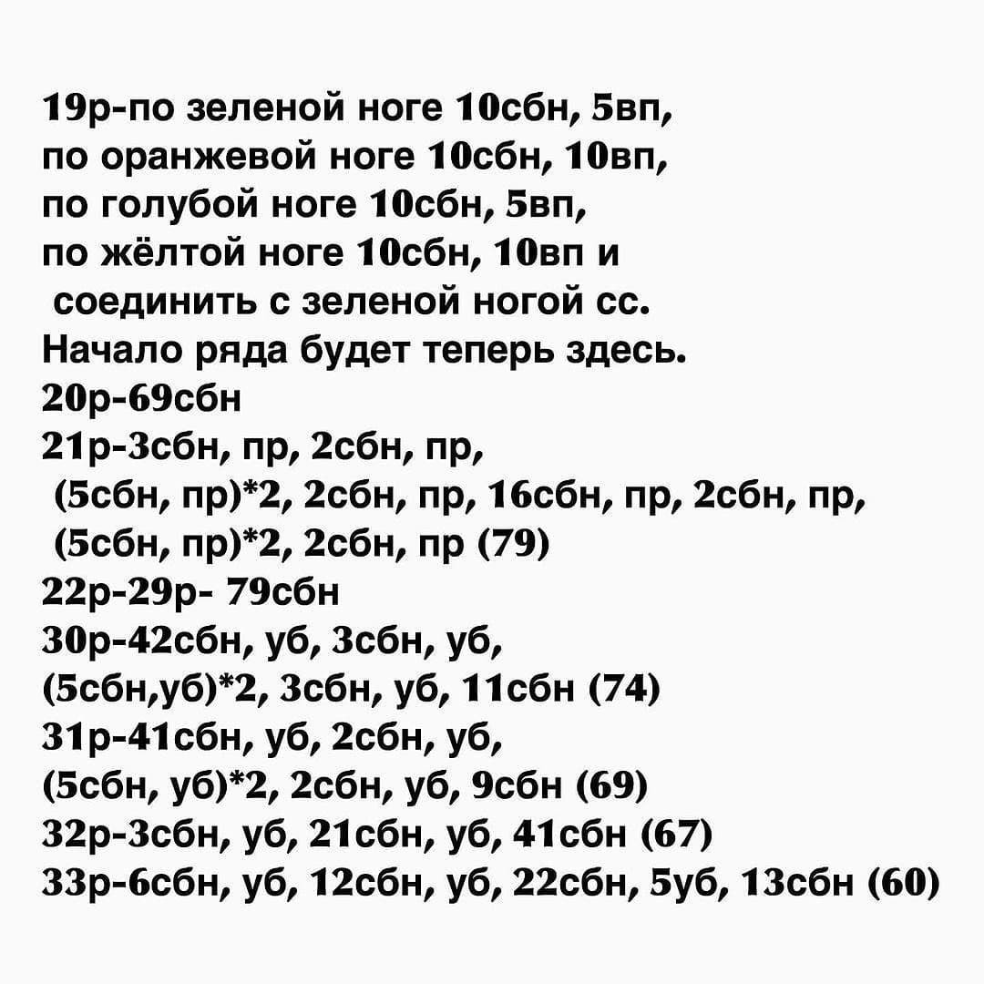Изготовление вязаных жирафов: бесплатная схема для начинающих