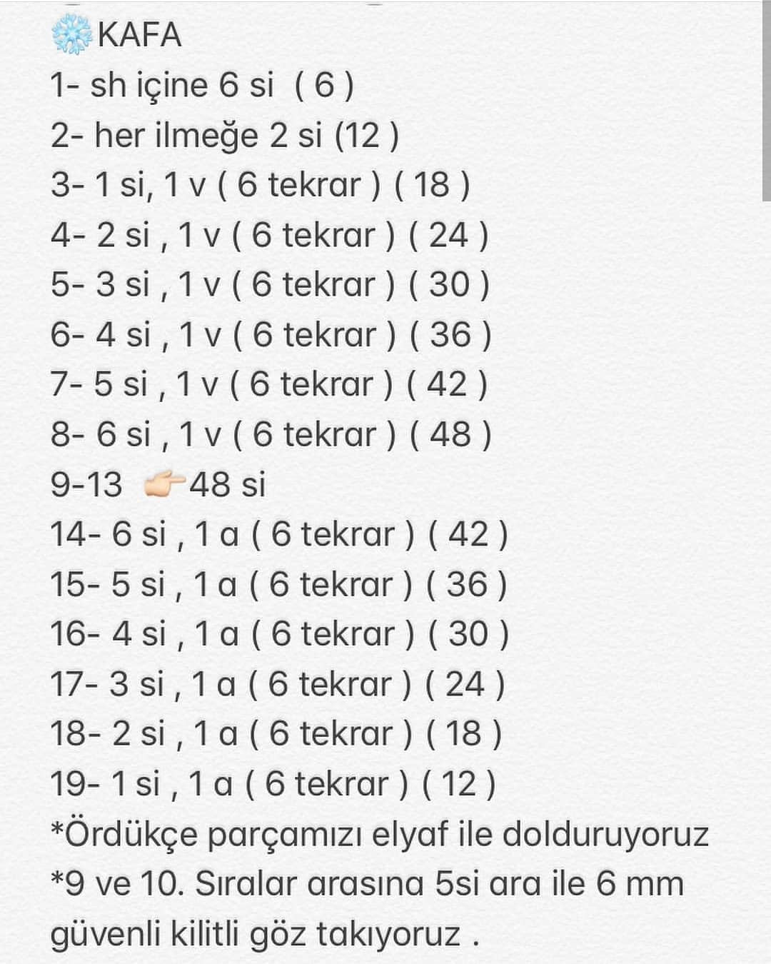 Kardan Adam Amigurumi Yapımı İçin Adım Adım Rehber