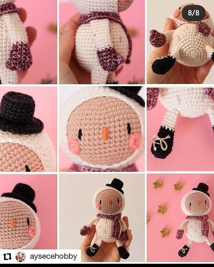 Kardan Adam Yuki Tarifi: Amigurumi Karakter Nasıl Yapılır?