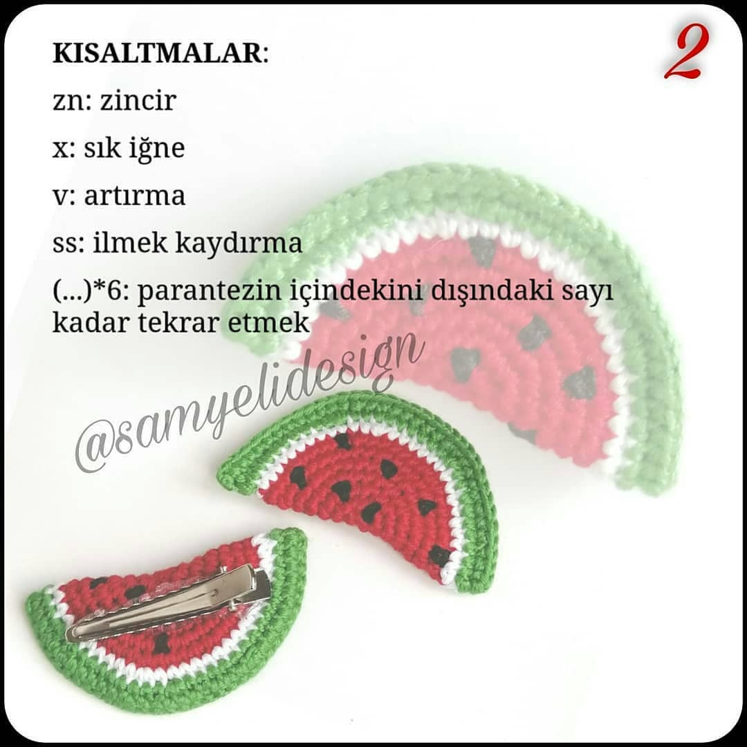 Karpuz toka yapımı: Eğlenceli ve şık bir aksesuar!