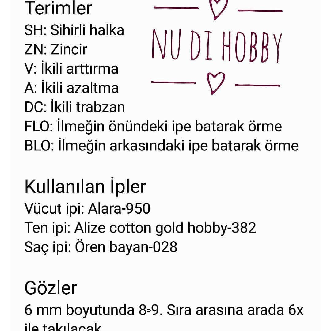 Kepli Kız Amigurumi Tarifi: Renkli ve Sevimli Oyuncak Yapımı