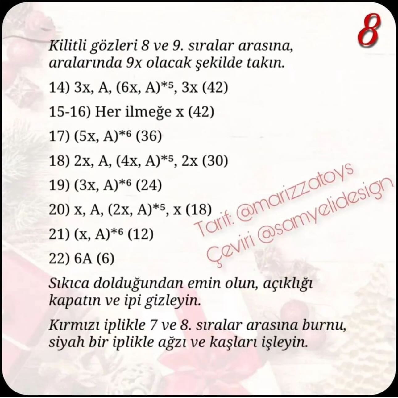 Kış Ruhu: Sevimli Geyik Amigurumi Tarifi