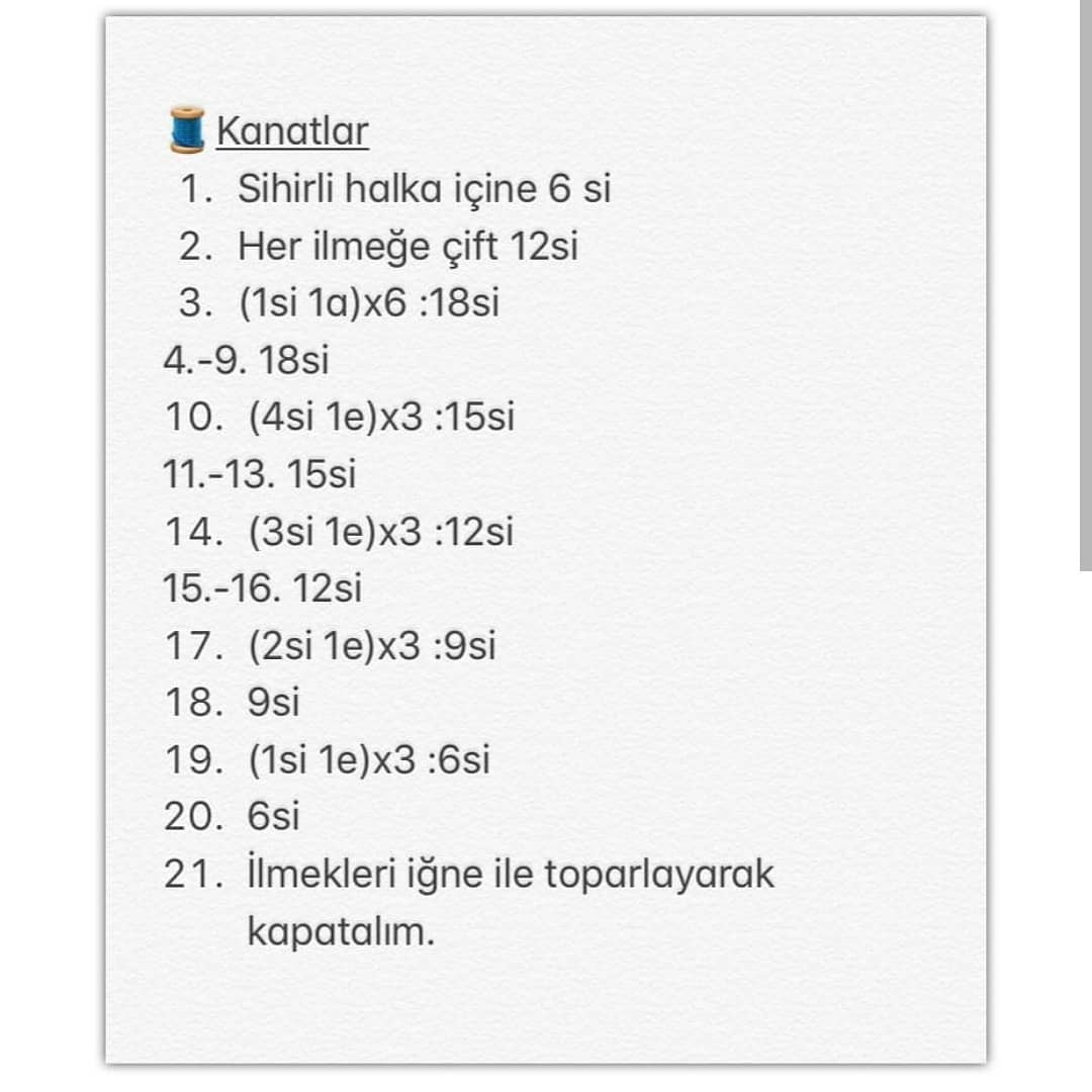 Kroşe ile Örülen Şapkalı Sevimli Karga Tarifi