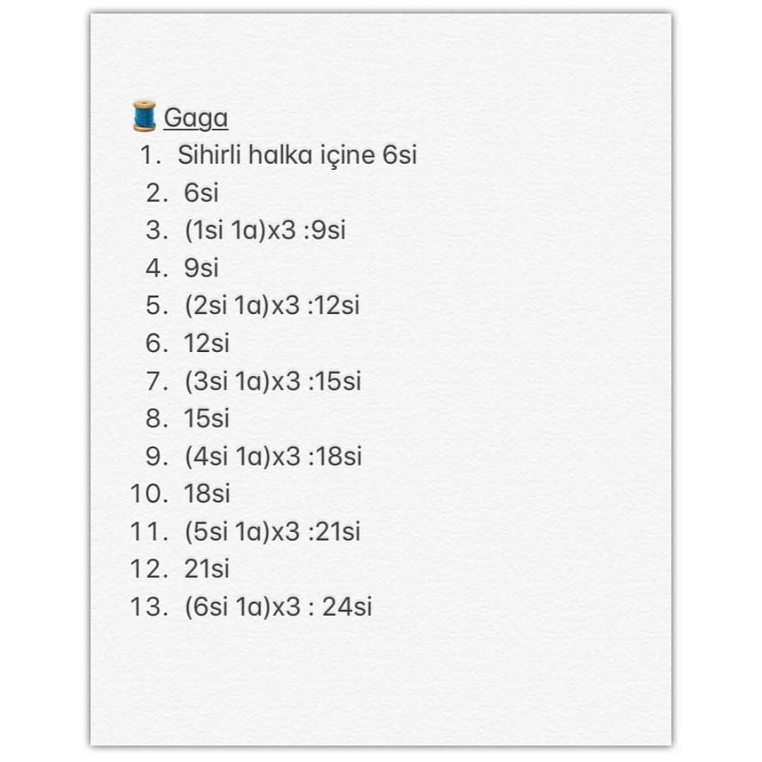 Kroşe ile Örülen Şapkalı Sevimli Karga Tarifi