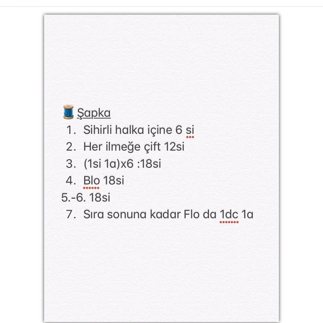 Kroşe ile Örülen Şapkalı Sevimli Karga Tarifi