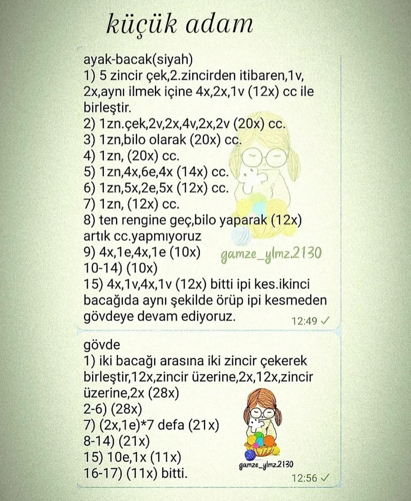 Küçük Amigurumi Bebekler İçin Renkli ve Eğlenceli Makyaj Tarifi