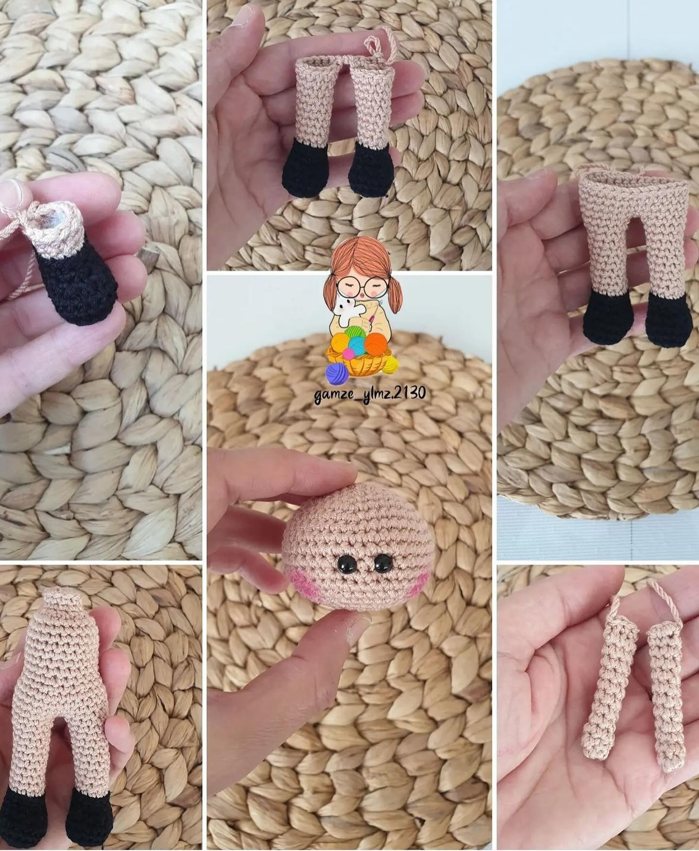Küçük Amigurumi Bebekler İçin Renkli ve Eğlenceli Makyaj Tarifi