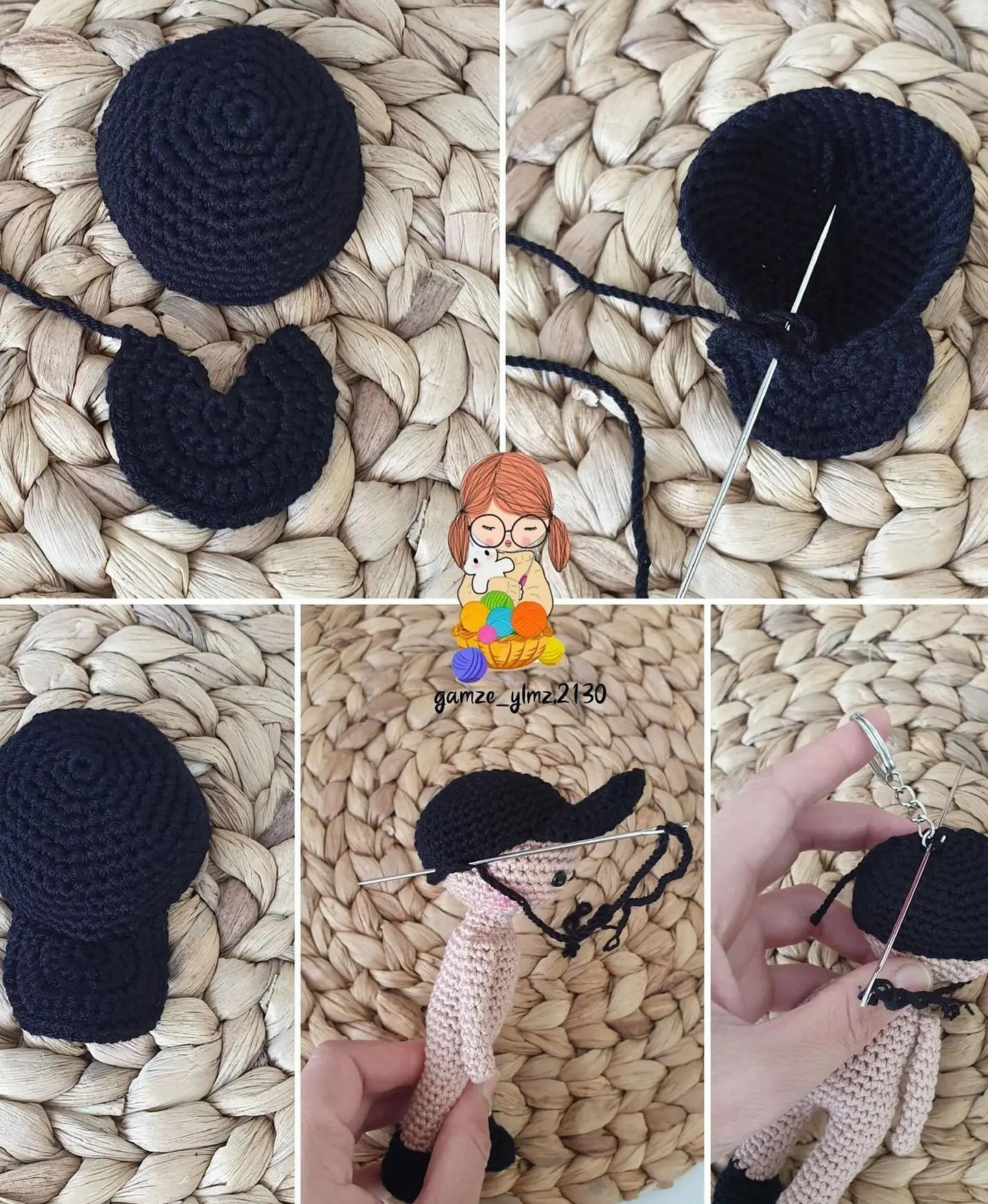 Küçük Amigurumi Bebekler İçin Renkli ve Eğlenceli Makyaj Tarifi