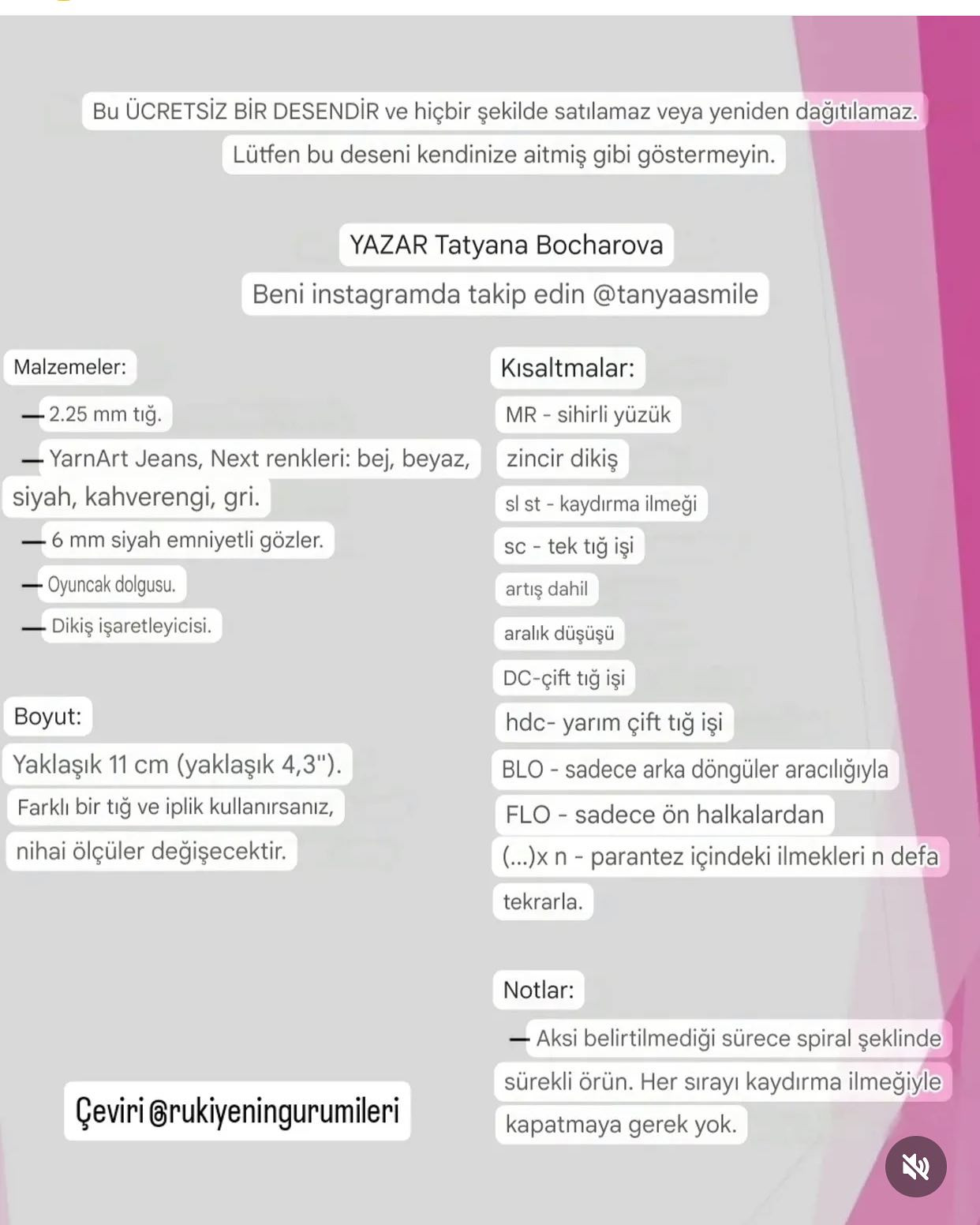 "Küçük Leia: Ücretsiz Amigurumi Örgü Tarifi"